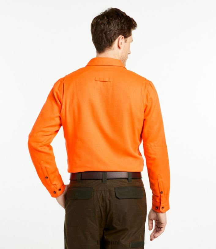 L.L.Bean x Double L Heren veld shirt jager oranje uitrusting voor buiten VT0641966