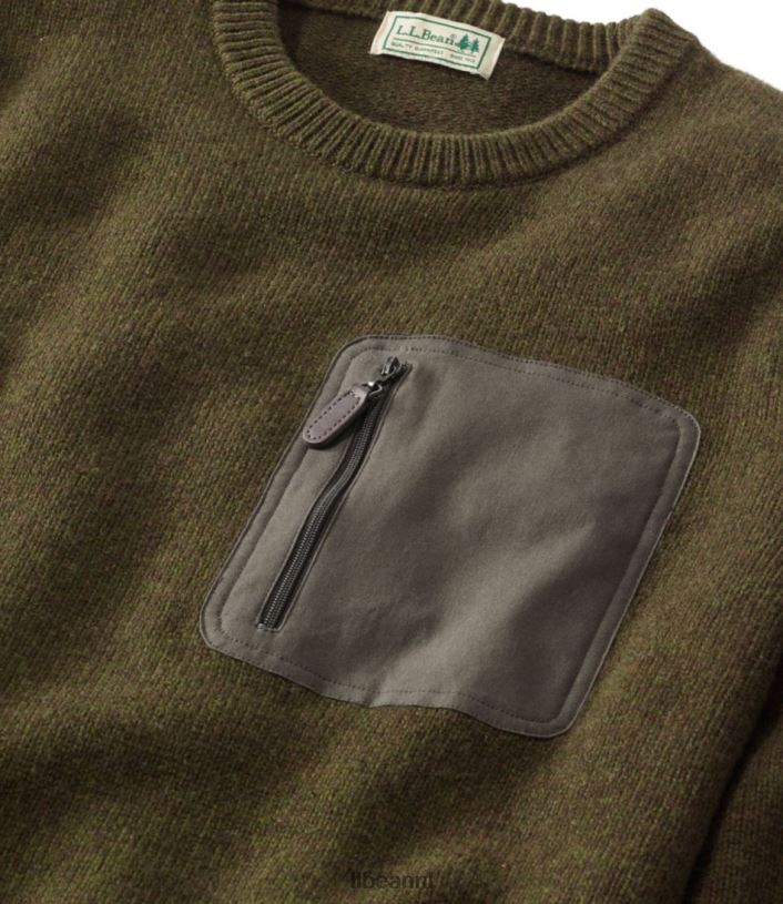 L.L.Bean Heren Maine Guide Merino trui leisteen uitrusting voor buiten VT0646712
