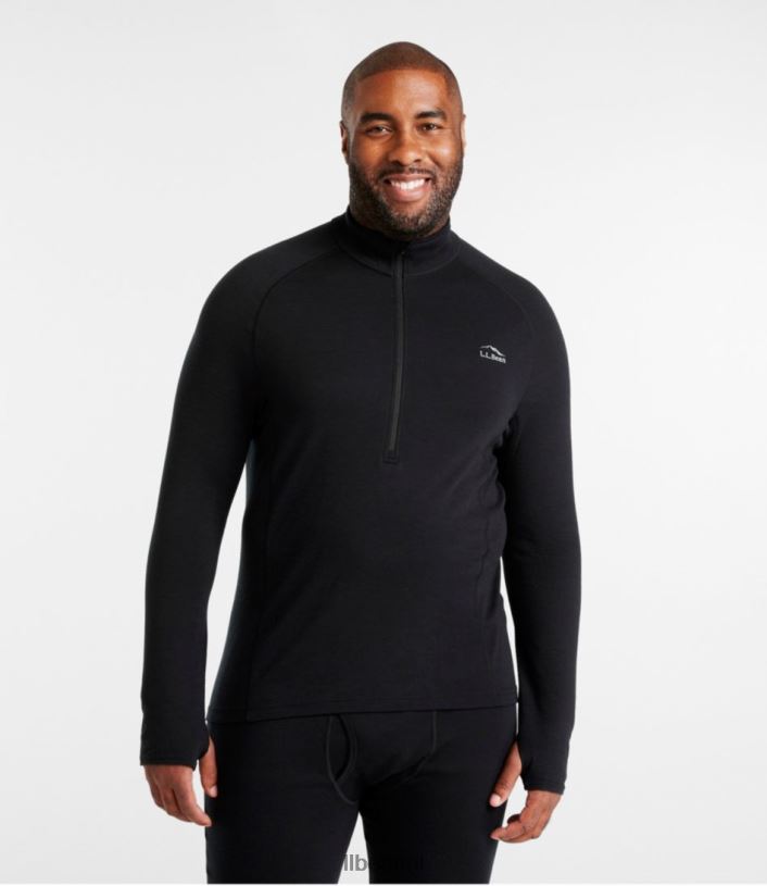 L.L.Bean Heren cresta middelzware 250 top met kwartrits regenwoud kleding VT0646619