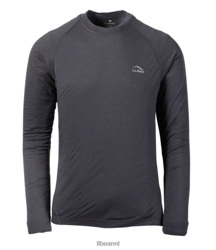 L.L.Bean Heren cresta ultralichte 150 crewtop legering grijs kleding VT0643526