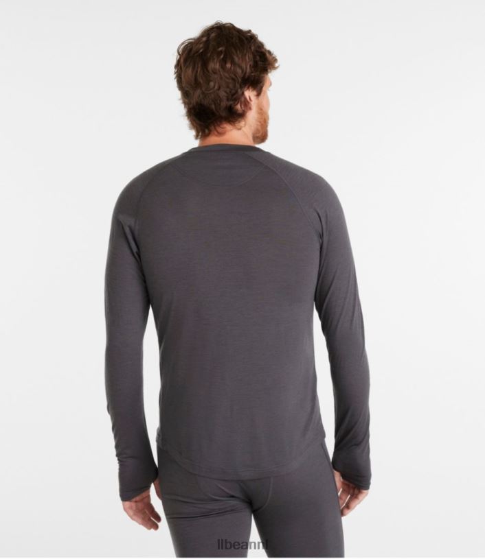 L.L.Bean Heren cresta ultralichte 150 crewtop legering grijs kleding VT0643526