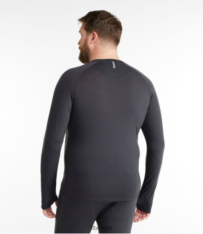 L.L.Bean Heren cresta ultralichte 150 crewtop legering grijs kleding VT0643526