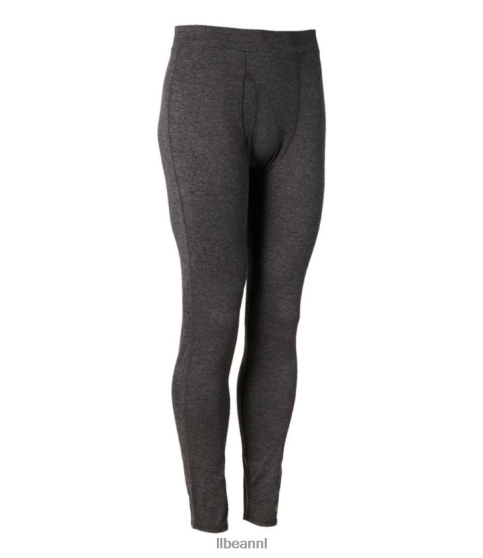 L.L.Bean Heren eenvoudige zachte basislaag donkerzwarte heide kleding VT0643466
