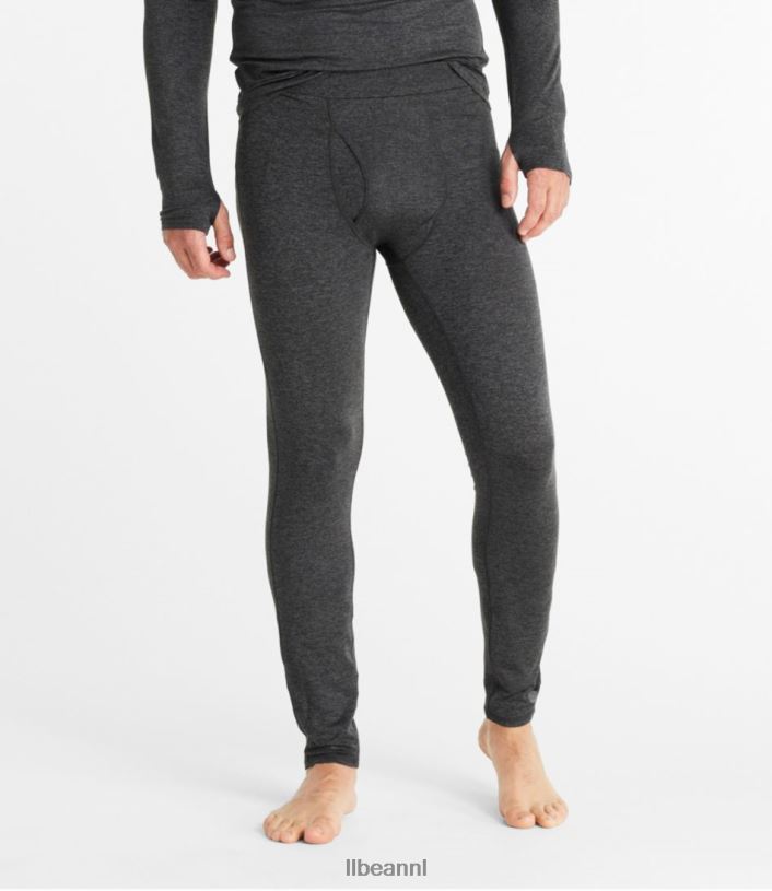 L.L.Bean Heren eenvoudige zachte basislaag grafiet heide kleding VT064625