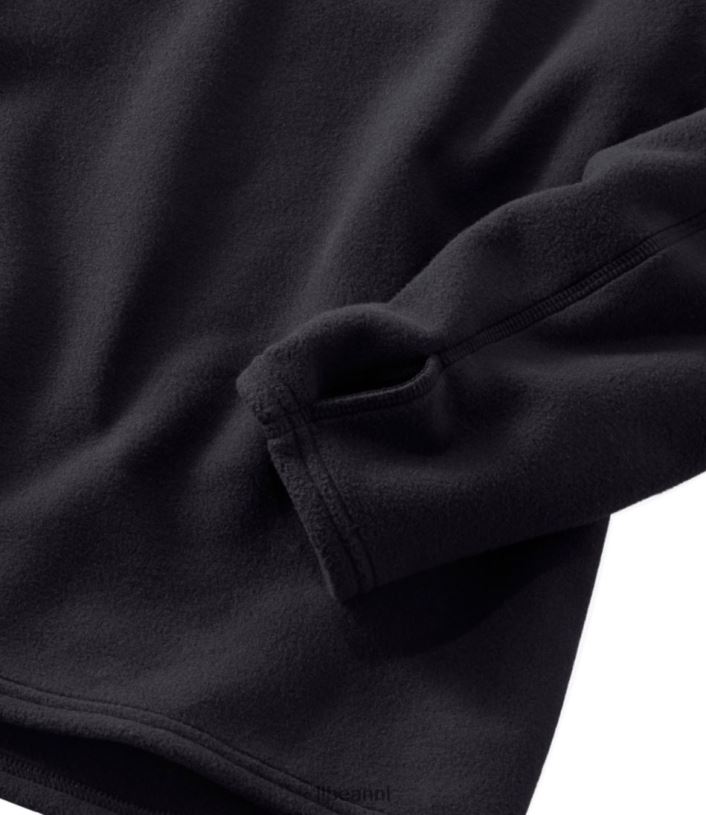 L.L.Bean Heren fleece basislaag met ronde hals rode wijn kleding VT064775