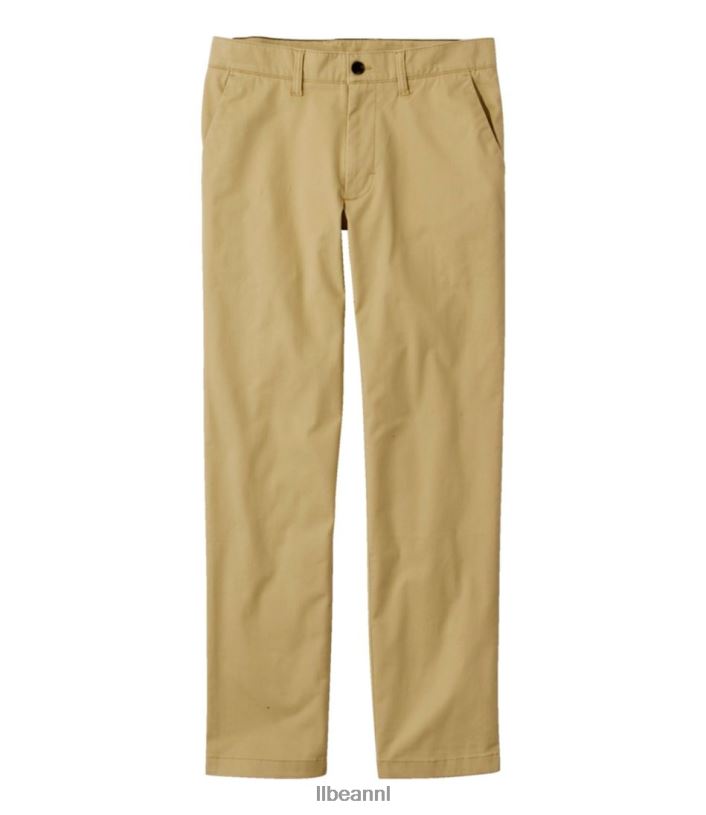 L.L.Bean Heren Onderhoudsvriendelijke stretchchino katahdin kaki kleding VT0643082