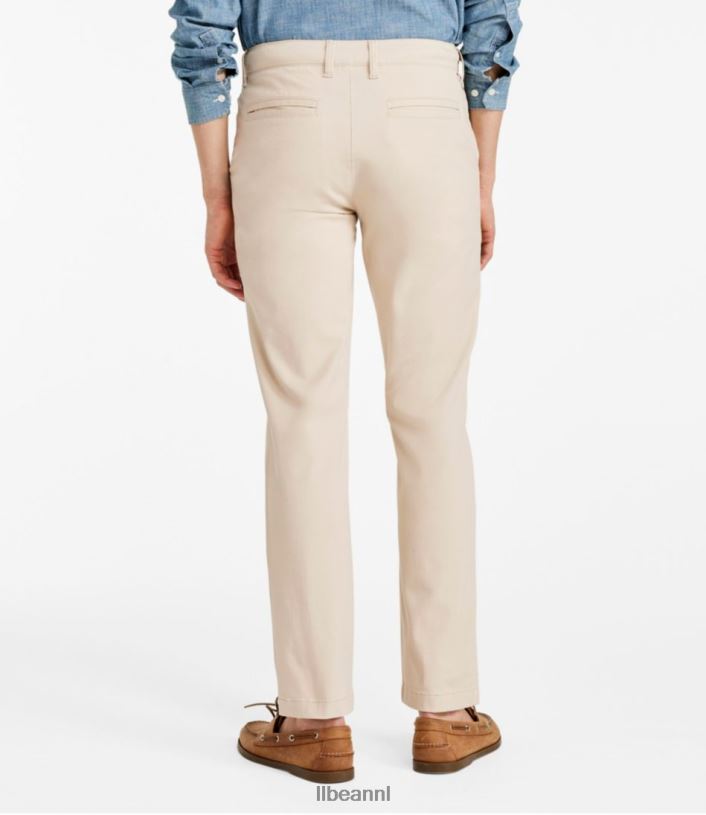 L.L.Bean Heren Onderhoudsvriendelijke stretchchino katahdin kaki kleding VT0643082