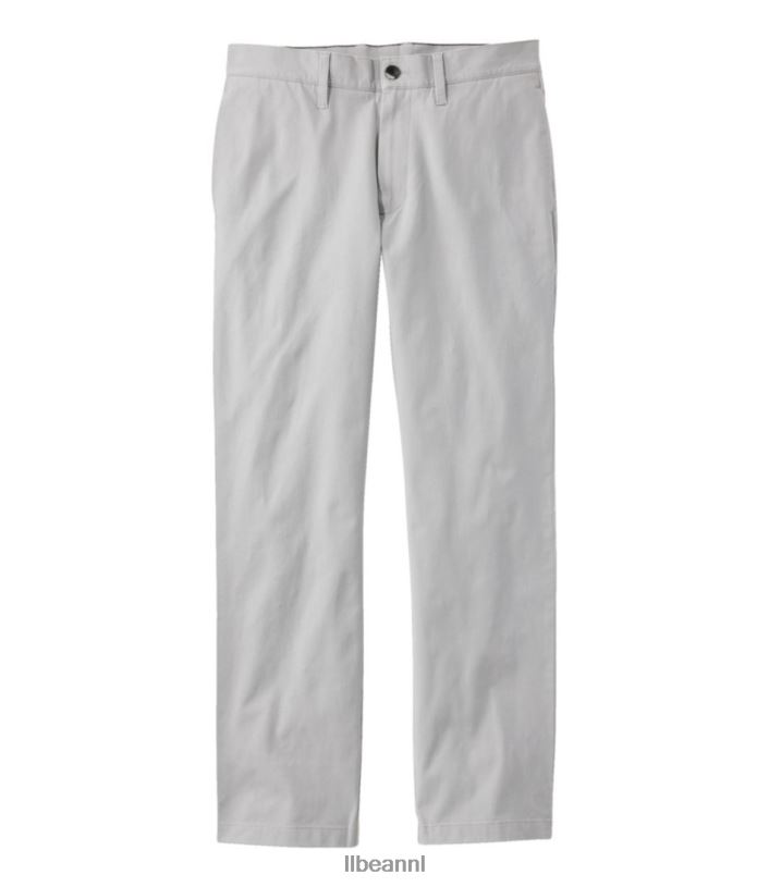 L.L.Bean Heren Onderhoudsvriendelijke stretchchino steengroeve grijs kleding VT0645839