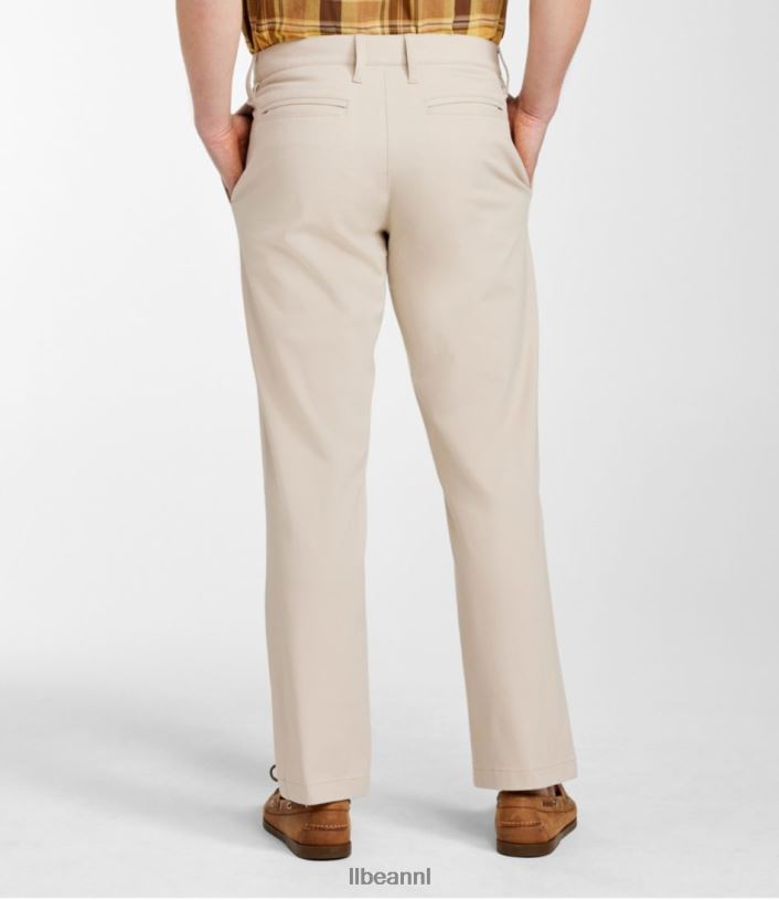 L.L.Bean Heren Onderhoudsvriendelijke stretchchino steengroeve grijs kleding VT0645839