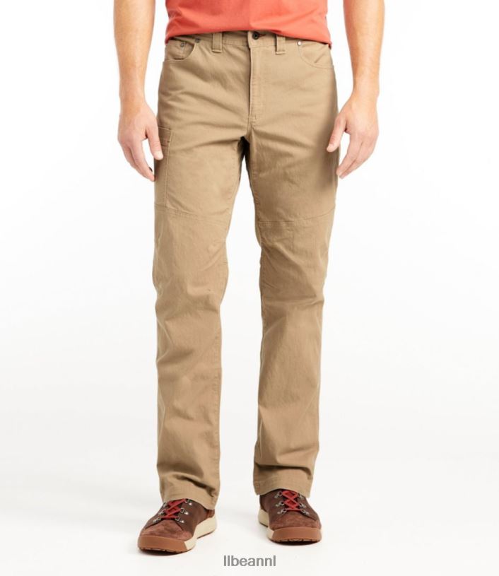 L.L.Bean Heren Riverton broek met stretch houten schors kleding VT0644834
