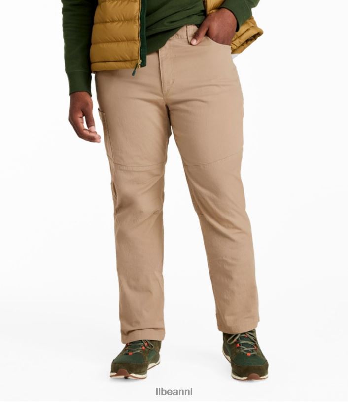 L.L.Bean Heren Riverton broek met stretch houten schors kleding VT0644834