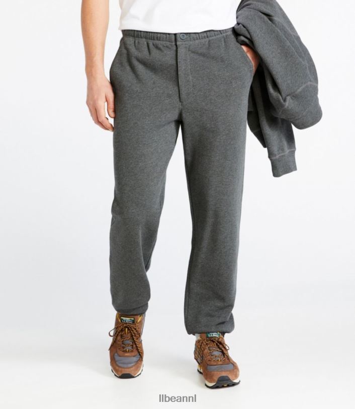 L.L.Bean Heren atletisch zweet houtskool heide kleding VT0644888