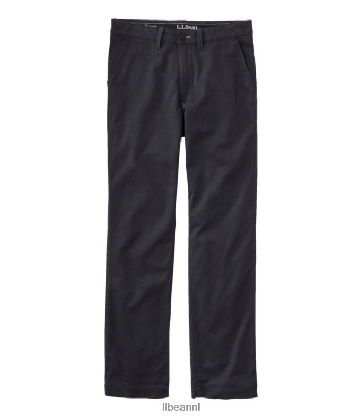 L.L.Bean Heren comfortabele stretchchinobroek steenkool kleding VT0644786