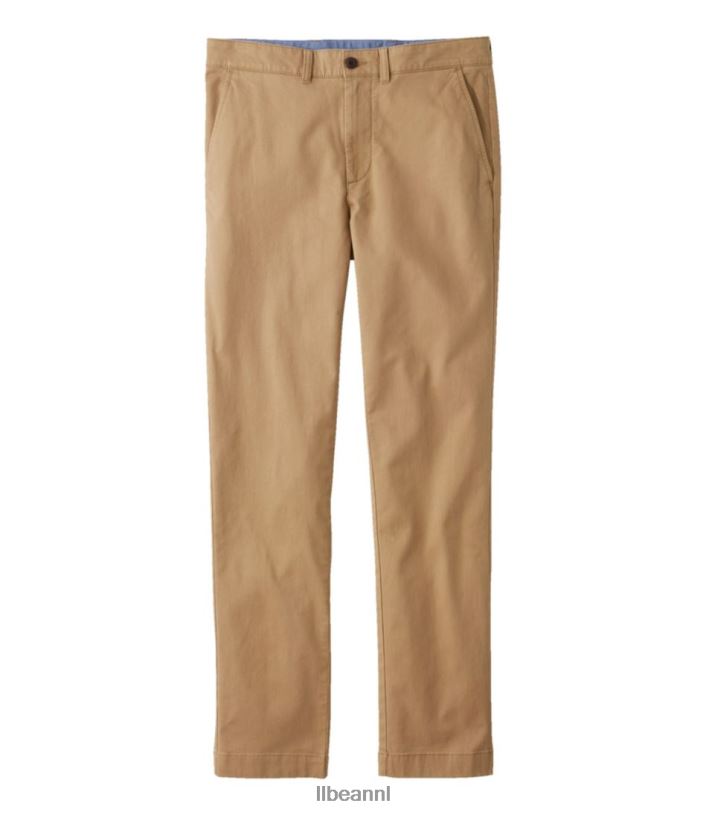 L.L.Bean Heren lakewashed stretchkaki erfgoed kaki kleding VT0645869