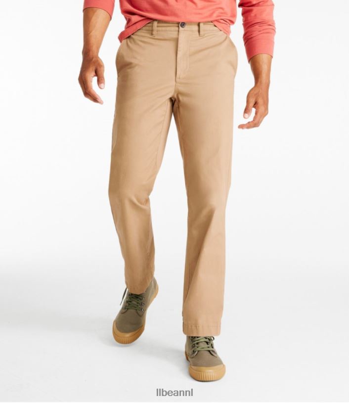 L.L.Bean Heren lakewashed stretchkaki erfgoed kaki kleding VT0647303