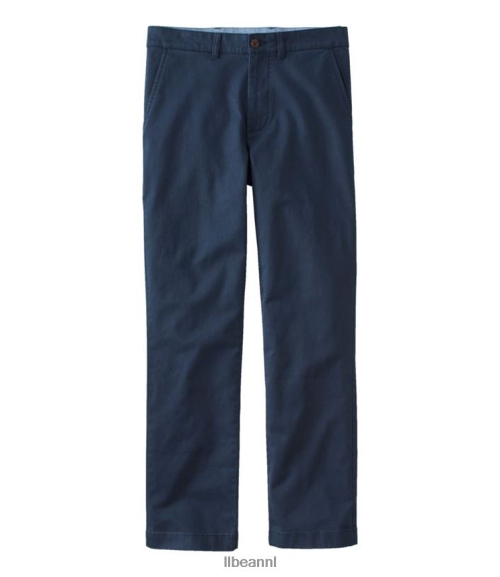 L.L.Bean Heren lakewashed stretchkaki marine kleding VT0646637