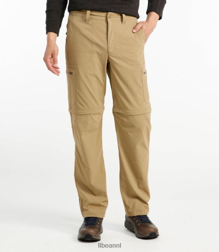 L.L.Bean Heren waterbestendige cresta wandelbroek met afritsbare broek donkere sintel kleding VT0646526