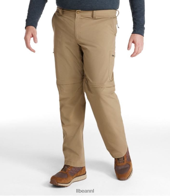 L.L.Bean Heren waterbestendige cresta wandelbroek met afritsbare broek donkere sintel kleding VT0646526