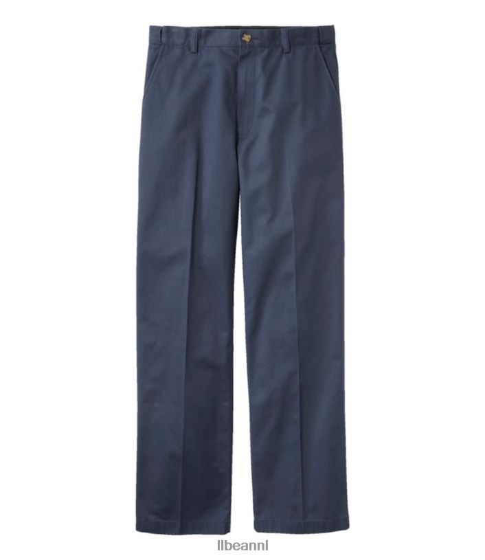 L.L.Bean x Double L Heren kreukvrije chino koolstof marine kleding VT0643484