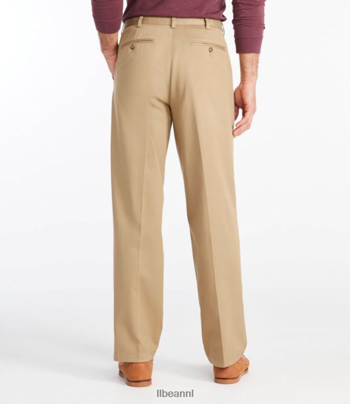 L.L.Bean x Double L Heren kreukvrije chino koolstof marine kleding VT0643484