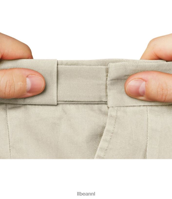 L.L.Bean x Double L Heren kreukvrije chino koolstof marine kleding VT0643484