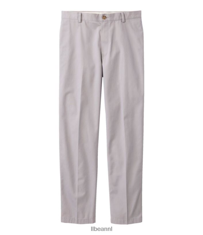 L.L.Bean x Double L Heren kreukvrije chino steengroeve grijs kleding VT0645974