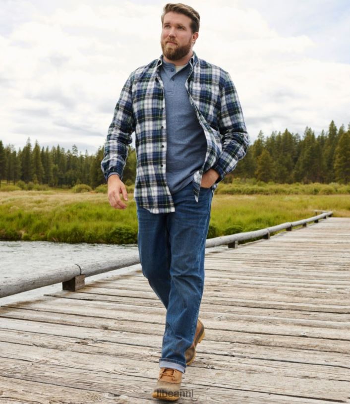 L.L.Bean Heren Beanflex-jeans diep indigo kleding VT0644714