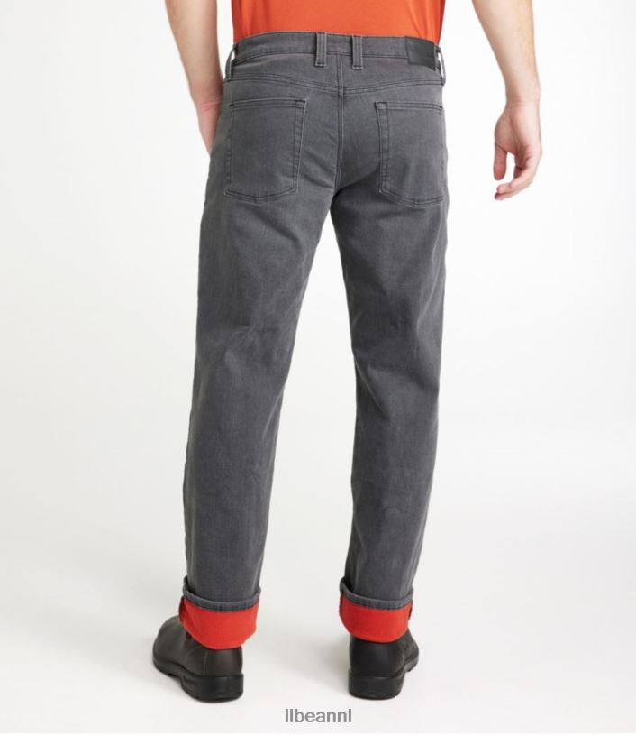 L.L.Bean Heren Beanflex-jeans grijze wassing kleding VT0643049