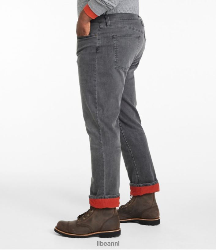 L.L.Bean Heren Beanflex-jeans grijze wassing kleding VT0643049
