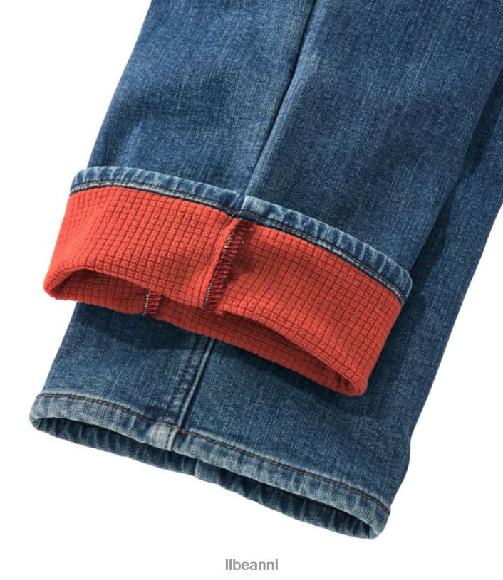 L.L.Bean Heren Beanflex-jeans grijze wassing kleding VT0643049