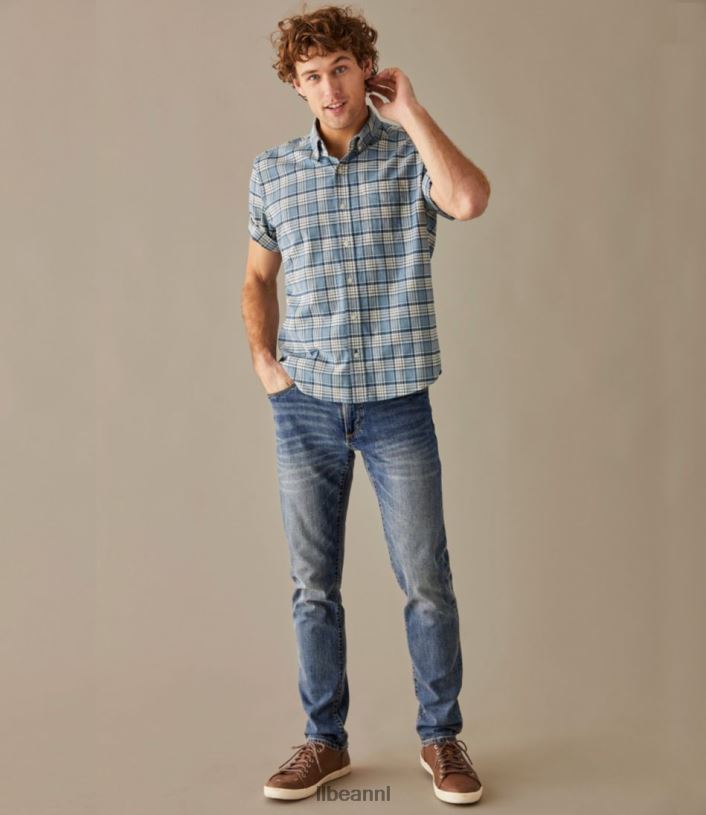 L.L.Bean Heren kenmerkende five-pocket-jeans met stretch Diepblauw kleding VT0645026