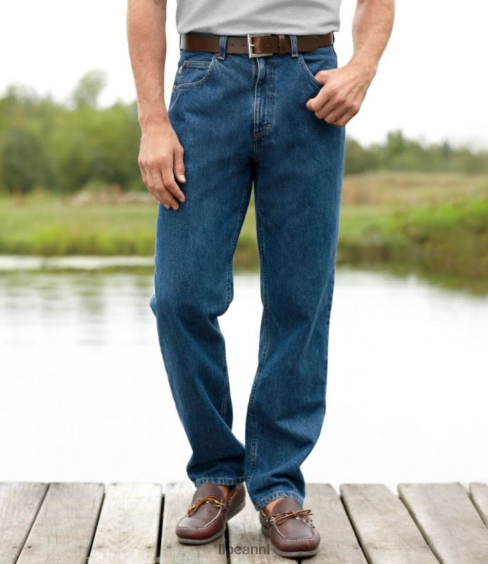L.L.Bean x Double L Heren jeans donkere wassing kleding VT0645014