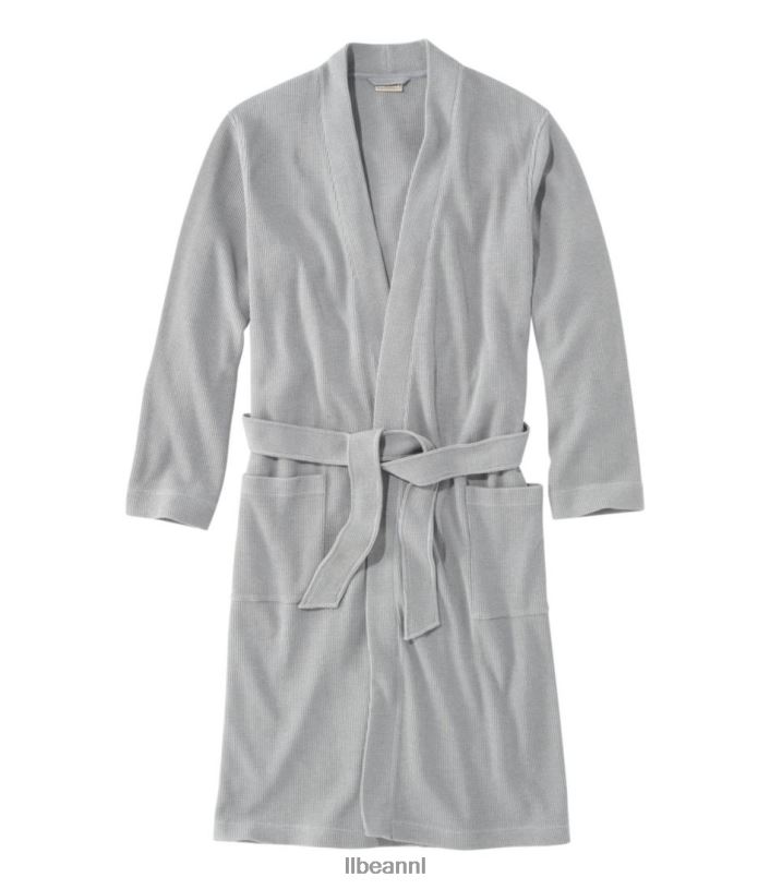 L.L.Bean Heren comfortabele wafeljas grijze heide kleding VT064325