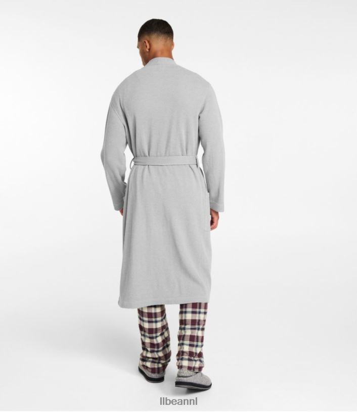L.L.Bean Heren comfortabele wafeljas grijze heide kleding VT064325