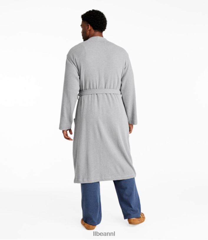 L.L.Bean Heren comfortabele wafeljas grijze heide kleding VT064325