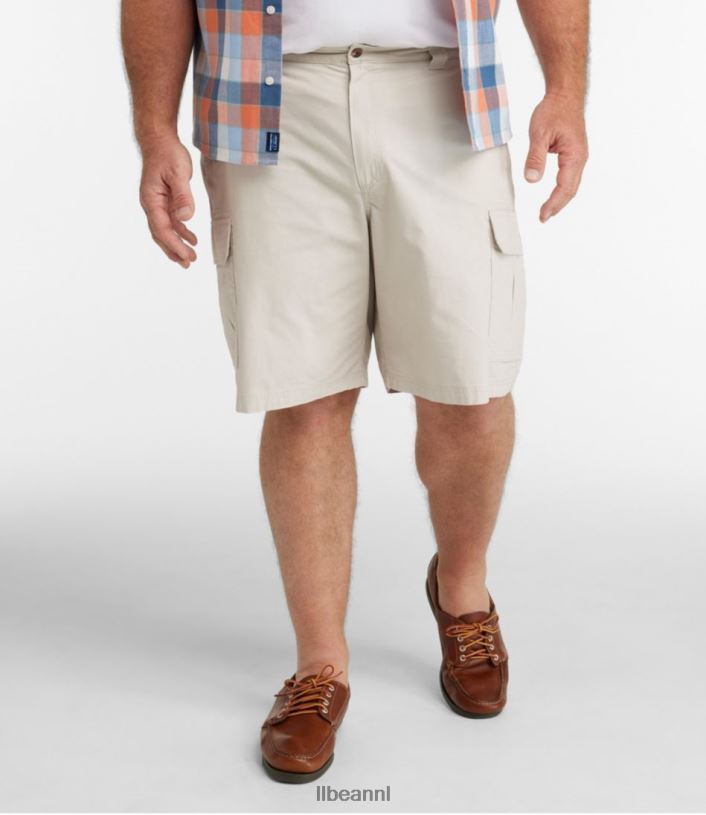 L.L.Bean Heren cargoshorts in tropisch gewicht donkere sintel kleding VT0646469