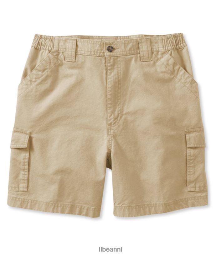 L.L.Bean Heren cargoshorts in tropisch gewicht khaki kleding VT064202