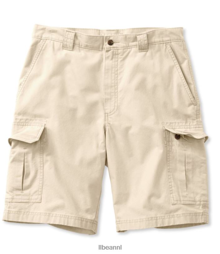 L.L.Bean Heren cargoshorts in tropisch gewicht steen kleding VT0644720