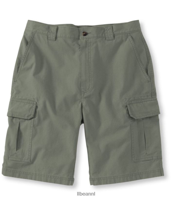L.L.Bean Heren cargoshorts in tropisch gewicht stoffige olijf kleding VT0645767