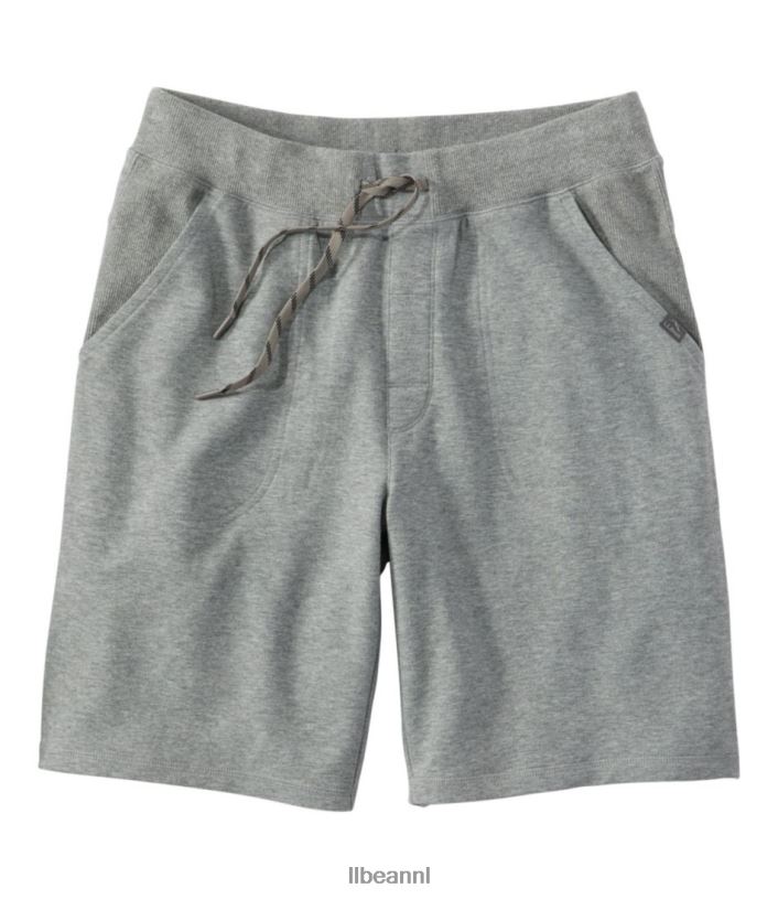 L.L.Bean Heren comfort kampgebreide short grijze heide kleding VT0644882