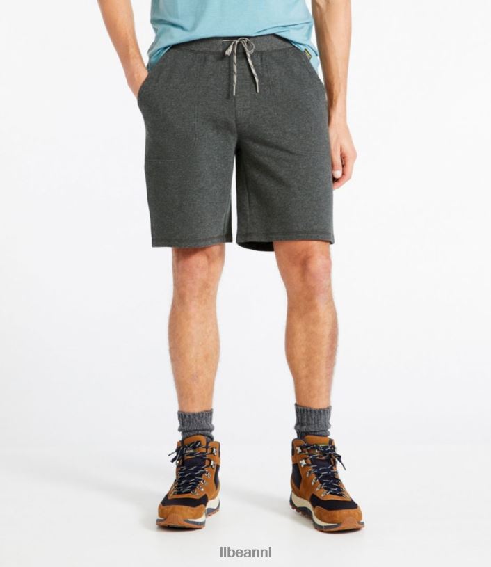 L.L.Bean Heren comfort kampgebreide short grijze heide kleding VT0644882