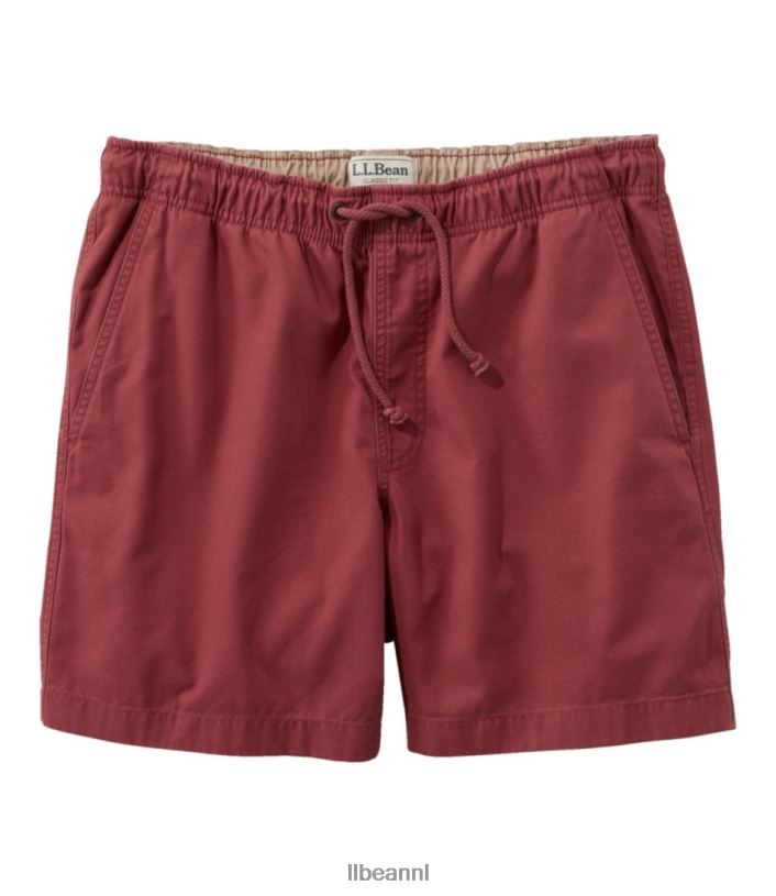 L.L.Bean Heren korte broek antiek rood kleding VT0647183