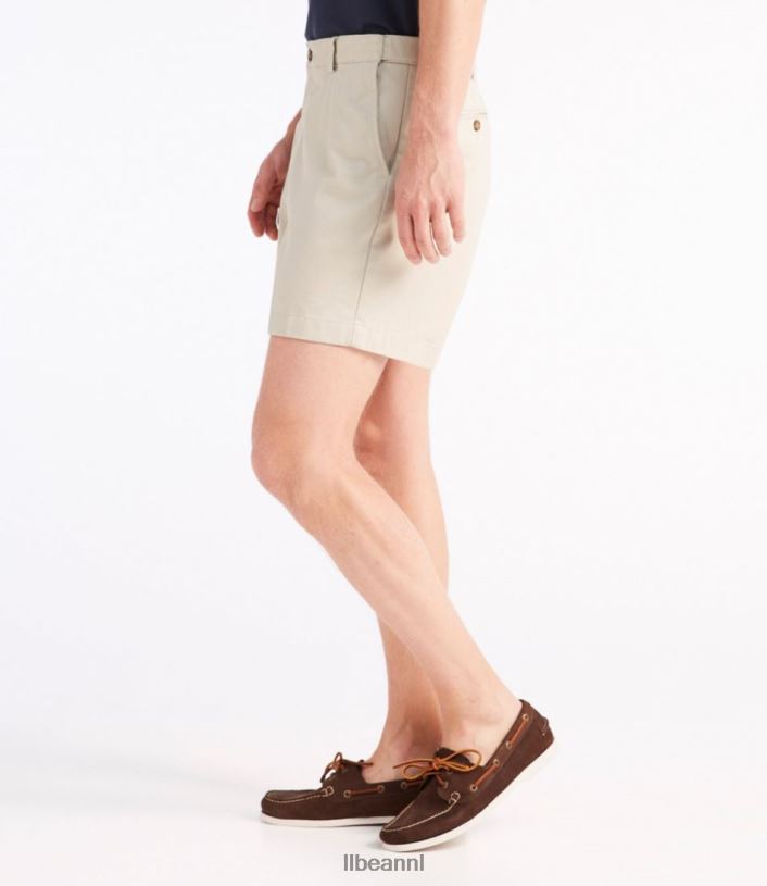 L.L.Bean x Double L Heren kreukvrije chinoshort koolstof marine kleding VT0643145