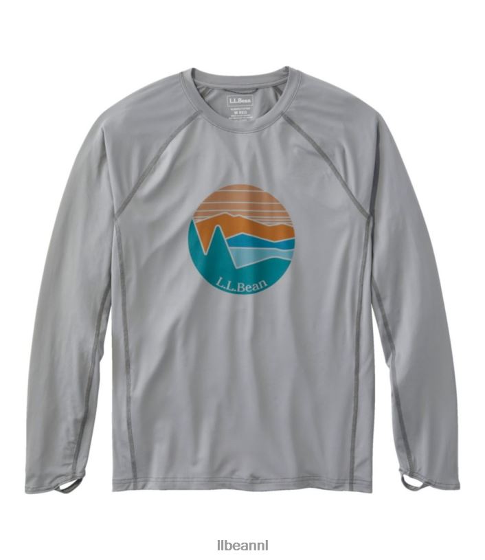 L.L.Bean Heren snelle uitslagbeschermer voor rivierkoeling grijssteencirkel katahdin kleding VT0643127