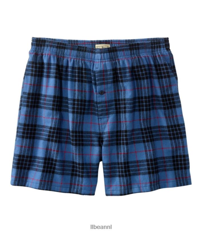 L.L.Bean Heren Schotse geruite flanellen boxershorts morgan kleding VT064346