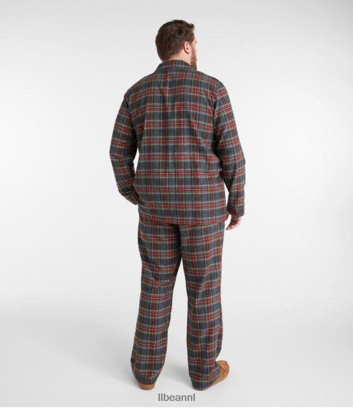 L.L.Bean Heren Schotse geruite flanellen pyjama morgan kleding VT0643214