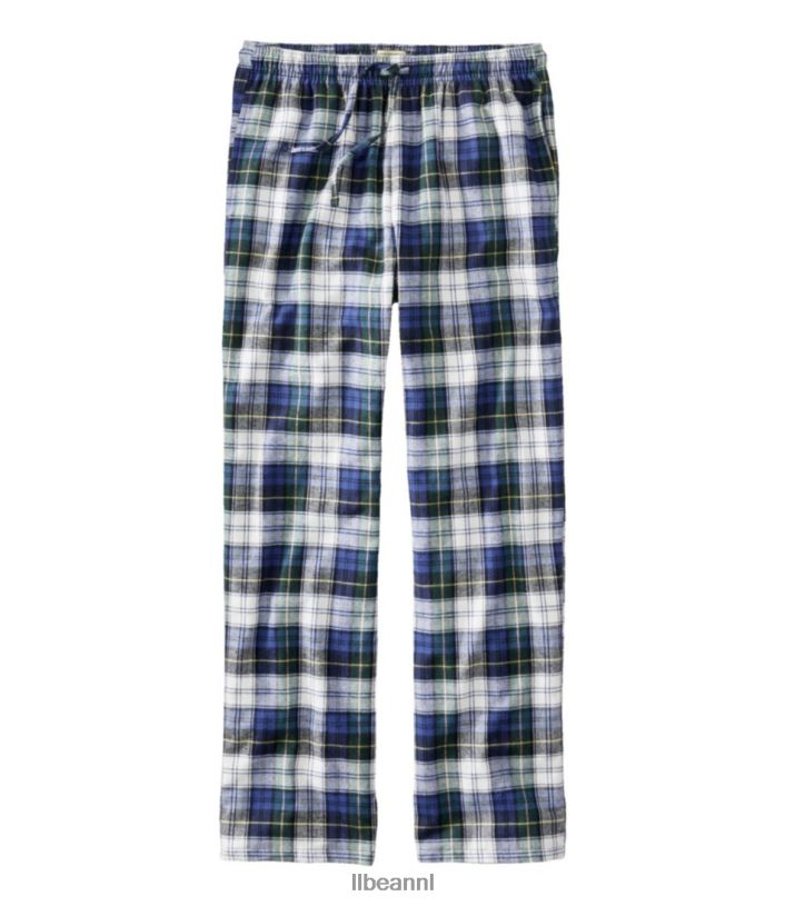 L.L.Bean Heren Schotse geruite flanellen slaapbroek vintage tartan kleding VT0646514