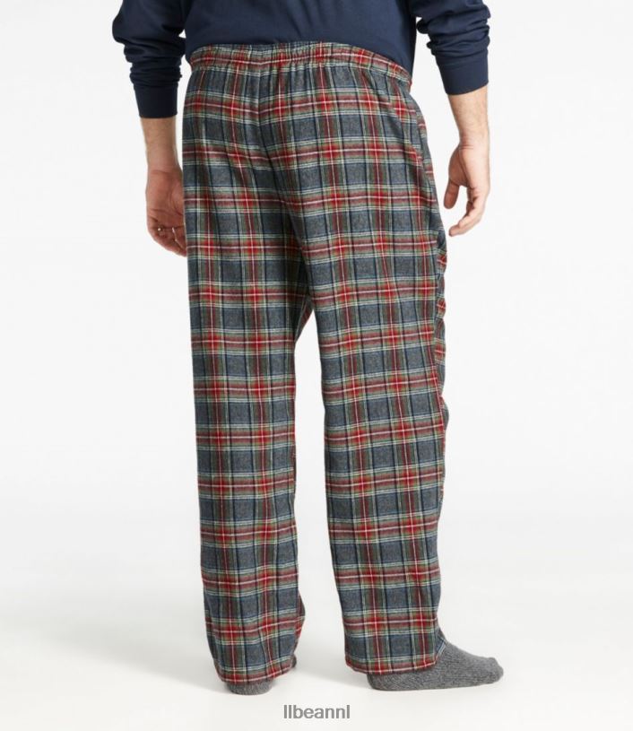 L.L.Bean Heren Schotse geruite flanellen slaapbroek vintage tartan kleding VT0646514