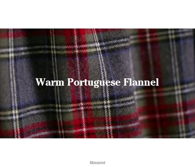 L.L.Bean Heren Schotse geruite flanellen slaapbroek vintage tartan kleding VT0646514