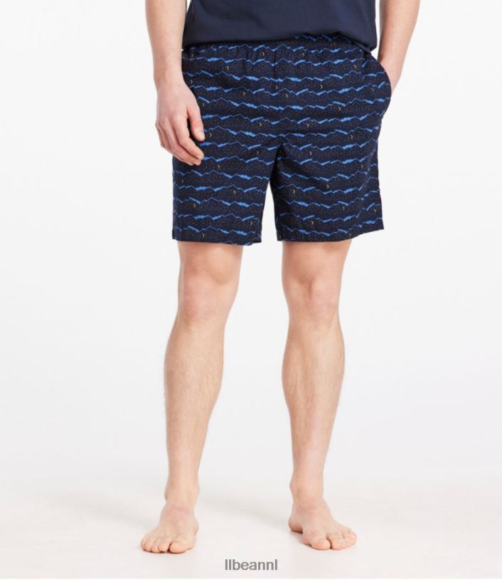 L.L.Bean Heren comfortabele stretch geweven slaapshort paprika kleding VT064301